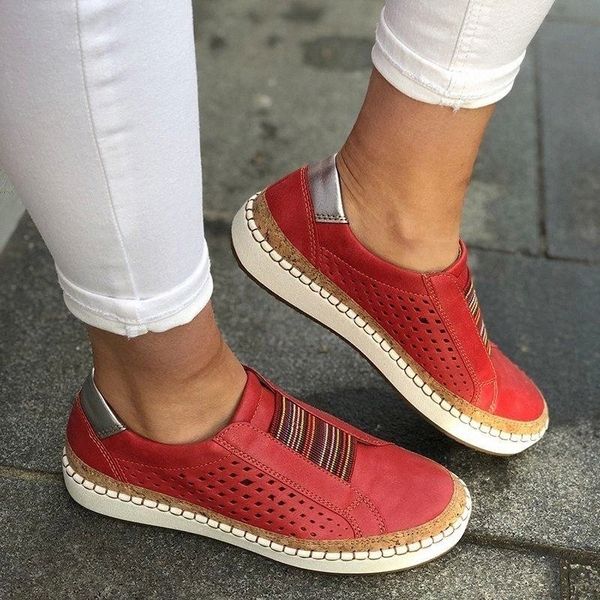 hollow out women's shoes hand-stitched striped breathable elastic band casual flat suitable for wide leg women's sneaker #qr2f 
hollow out women's shoes hand-stitched striped breathable elastic band casual flat suitable for wide leg women's sneaker #qr2f