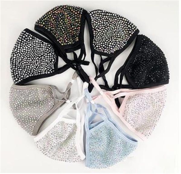 dhl stock fashion dustproof face mask bling bling diamond protective mask mouth masks washable reusable women colorful rhinestones face mask
dhl stock fashion dustproof face mask bling bling diamond protective mask mouth masks washable reusable women colorful rhinestones face mask