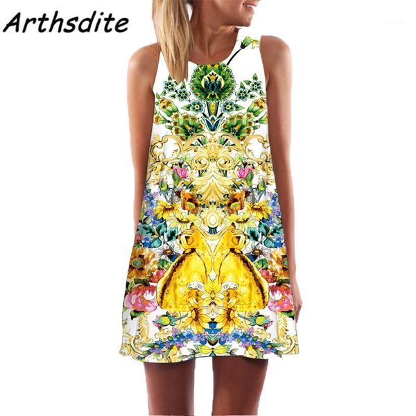 wholesale- arthsdite 2017 bohemian floral print dress vintage summer beach dress boho sleeveless mini dress plus size women clothing1, White;black
wholesale- arthsdite 2017 bohemian floral print dress vintage summer beach dress boho sleeveless mini dress plus size women clothing1, White;black