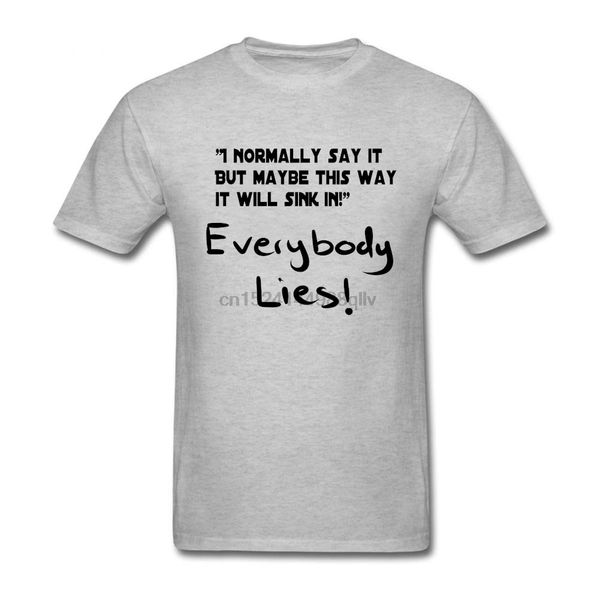 t house quote everybody lies dr house md black youth crewneck с коротким рукавом адул спорт толстовка с капюшоном толстовка футболка
t house quote everybody lies dr house md black youth crewneck с коротким рукавом адул спорт толстовка с капюшоном толстовка футболка