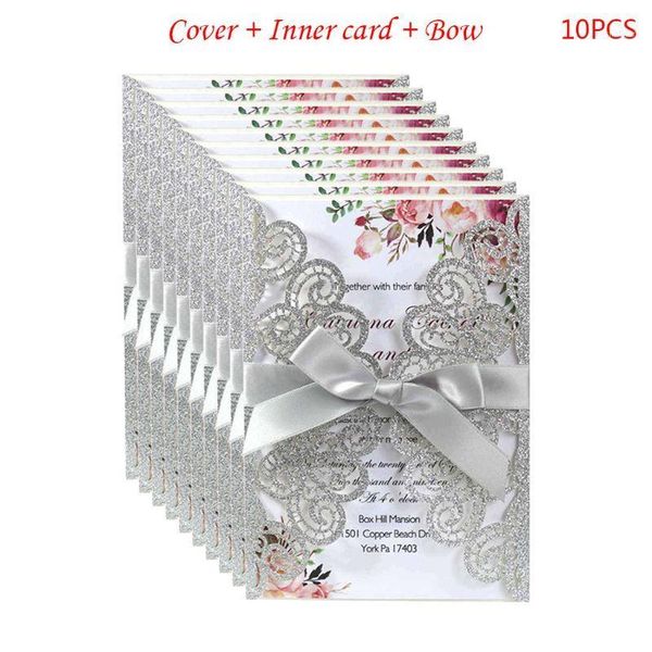 greeting cards 10pcs/set wedding invitation card with peacock flower hollow envelopes glitter x4yd1
greeting cards 10pcs/set wedding invitation card with peacock flower hollow envelopes glitter x4yd1