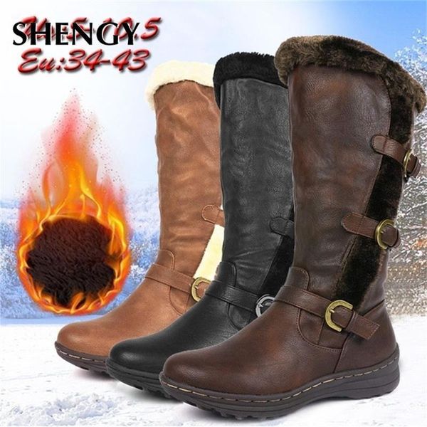 boots winter mid calf 2021 warmer plush ladies flat shoes solid artificial leather girls long female snow, Black
boots winter mid calf 2021 warmer plush ladies flat shoes solid artificial leather girls long female snow, Black