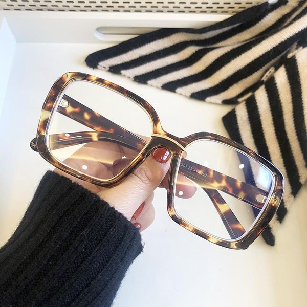 fashion sunglasses frames classic leopard frame square eyeglasses for women men transparent glasses retro clear myopia lady, Black
fashion sunglasses frames classic leopard frame square eyeglasses for women men transparent glasses retro clear myopia lady, Black