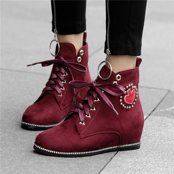 boots ymechic fashion hearts rivet design hidden high heel yellow black lace up ankle combat for women shoes plus size
boots ymechic fashion hearts rivet design hidden high heel yellow black lace up ankle combat for women shoes plus size