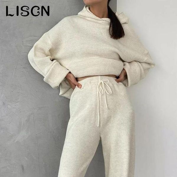 liscn casual knit hoodied with pocket two piece sets women solid long sleeve wide leg pant outfit streetwear tracksuit new, Gray
liscn casual knit hoodied with pocket two piece sets women solid long sleeve wide leg pant outfit streetwear tracksuit new, Gray