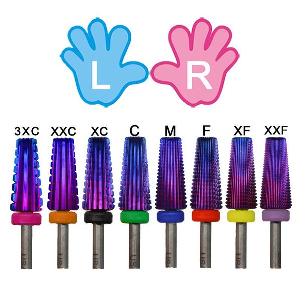 nail art equipment proberra two-way 5 in 1 quality carbide purple multi-function tungsten shank drill bits, Silver
nail art equipment proberra two-way 5 in 1 quality carbide purple multi-function tungsten shank drill bits, Silver