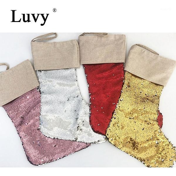 christmas decorations luvy 20pcs santa sock large stocking bling canvas bags xmas candy bag party decoration kids gift1
christmas decorations luvy 20pcs santa sock large stocking bling canvas bags xmas candy bag party decoration kids gift1