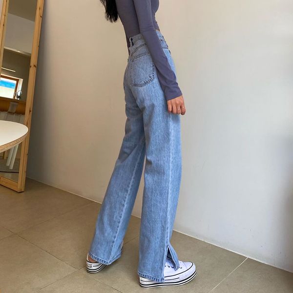 classic biker y2k oversize denim pants streetwear2020 iamy high waist split women's jeans baggy casual distressed mom, Blue
classic biker y2k oversize denim pants streetwear2020 iamy high waist split women's jeans baggy casual distressed mom, Blue