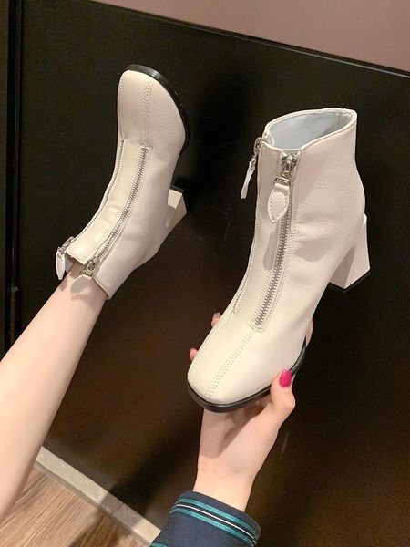 boots women new 2020 round toe booties ladies shoes luxury designer clogs platform zipper high heel fashion ankle rock rubber, Black
boots women new 2020 round toe booties ladies shoes luxury designer clogs platform zipper high heel fashion ankle rock rubber, Black