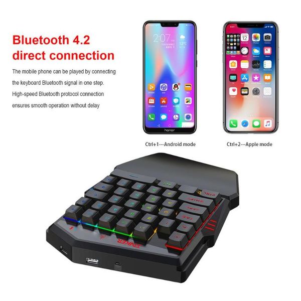keyboard mouse combos bluetooth 4.2 wireless one-handed and set supports various mobile games
keyboard mouse combos bluetooth 4.2 wireless one-handed and set supports various mobile games
