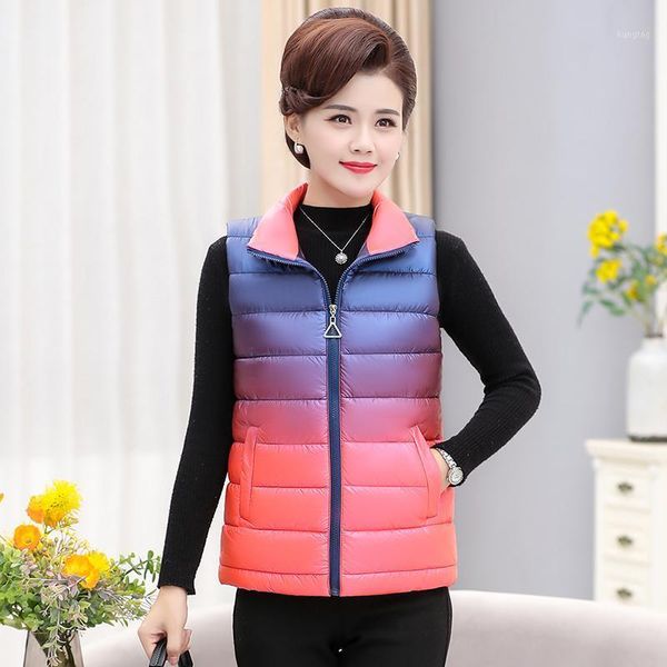 gradient vest 2020 women sleeveless winter warm plus size 5xl cotton padded jacket coat autumn female lapel waistcoat1, Black;white
gradient vest 2020 women sleeveless winter warm plus size 5xl cotton padded jacket coat autumn female lapel waistcoat1, Black;white