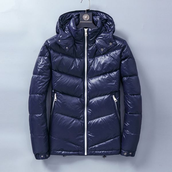 men's winter new fashion business pure color long sleeves warm white goose down men's casual coat, Black
men's winter new fashion business pure color long sleeves warm white goose down men's casual coat, Black