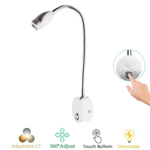 flexible gooseneck led bedside reading light . touch dimmable with usb charging port. headboard wall surface mount lamp
flexible gooseneck led bedside reading light . touch dimmable with usb charging port. headboard wall surface mount lamp