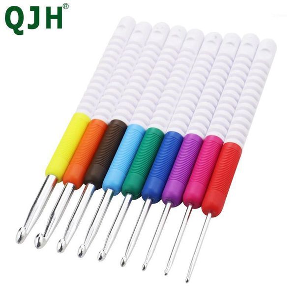 9pcs abs double color plastic handle crochet hooks handle knitting needles set crochetings and knitting tools 2mm-6mm 9 size1, Black
9pcs abs double color plastic handle crochet hooks handle knitting needles set crochetings and knitting tools 2mm-6mm 9 size1, Black
