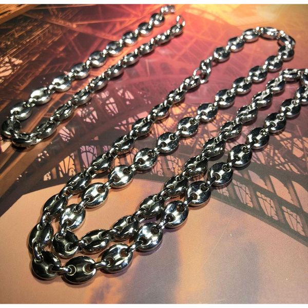 stainless steel coffee bean chain gold silver color plated necklace and bracelets jewelry set street style 22" ch wmtudp queen66
stainless steel coffee bean chain gold silver color plated necklace and bracelets jewelry set street style 22" ch wmtudp queen66