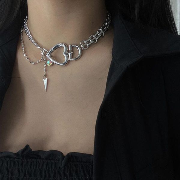 heart shape chain necklace gothic girl fashion accessories choker romantic sweet silver color goth chic necklaces 2021
heart shape chain necklace gothic girl fashion accessories choker romantic sweet silver color goth chic necklaces 2021