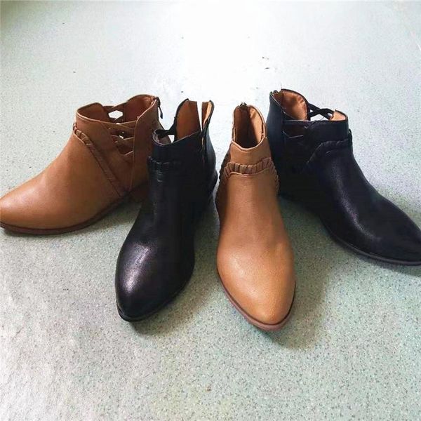 women's ankle boots woman hoolow heels ladies slip low heels women comfortable on zip footwear female fashion round toe shoes1, Black
women's ankle boots woman hoolow heels ladies slip low heels women comfortable on zip footwear female fashion round toe shoes1, Black