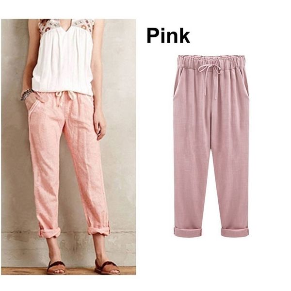zogaa fashion women harem pants casual ankle length trousers elastic waist light linen pants harem loose pants big size s-6xl 201031, Black;white
zogaa fashion women harem pants casual ankle length trousers elastic waist light linen pants harem loose pants big size s-6xl 201031, Black;white