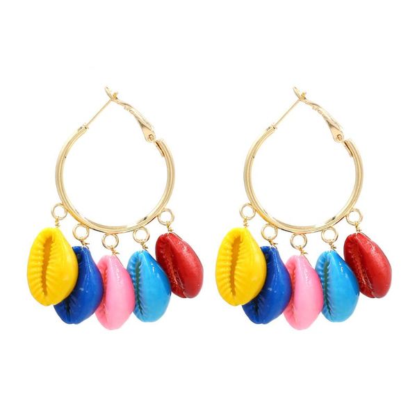 leaderbeads women's bohemian multicolor natural shell hoop earring for summer beach holiday jewelry female ethnic dangle brincos, Golden;silver
leaderbeads women's bohemian multicolor natural shell hoop earring for summer beach holiday jewelry female ethnic dangle brincos, Golden;silver