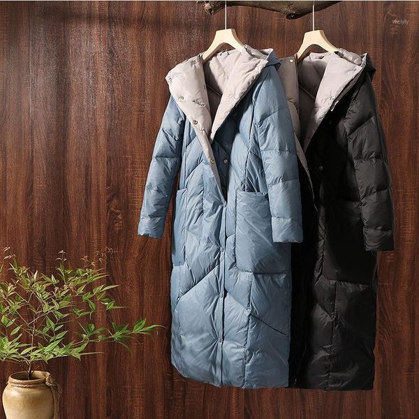 2020 new winter women korean white duck down jacket female thick warm coat hooded snow wear solid long oversize parkas s1301, Black
2020 new winter women korean white duck down jacket female thick warm coat hooded snow wear solid long oversize parkas s1301, Black