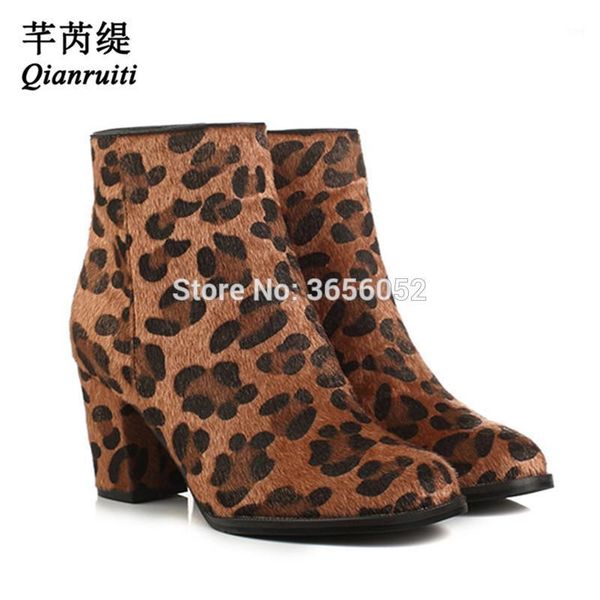 boots qianruiti horsehair suede leather leopard ankle brown thick chunky heel high heels zip booties ladies autumn shoes1, Black
boots qianruiti horsehair suede leather leopard ankle brown thick chunky heel high heels zip booties ladies autumn shoes1, Black