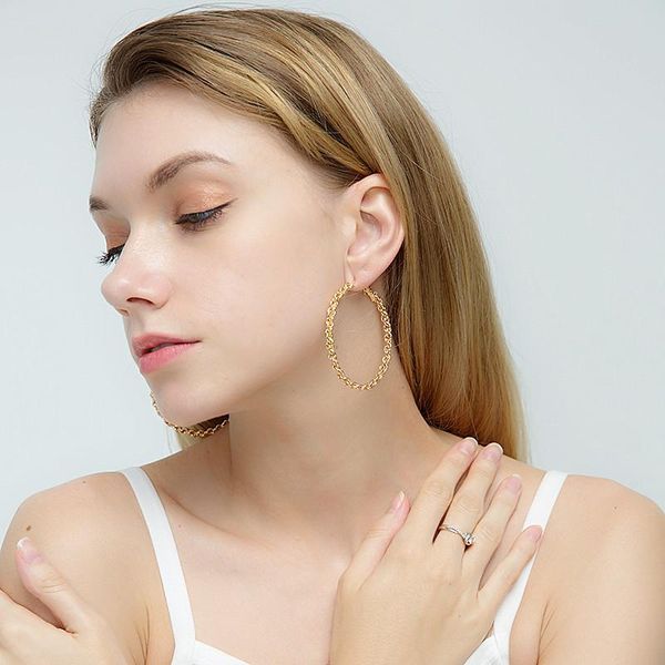 hoop & huggie earring for women stainless steel fashion jewelry wholesale 2021 european and american romantic sweet wind ladies ear ring, Golden;silver
hoop & huggie earring for women stainless steel fashion jewelry wholesale 2021 european and american romantic sweet wind ladies ear ring, Golden;silver