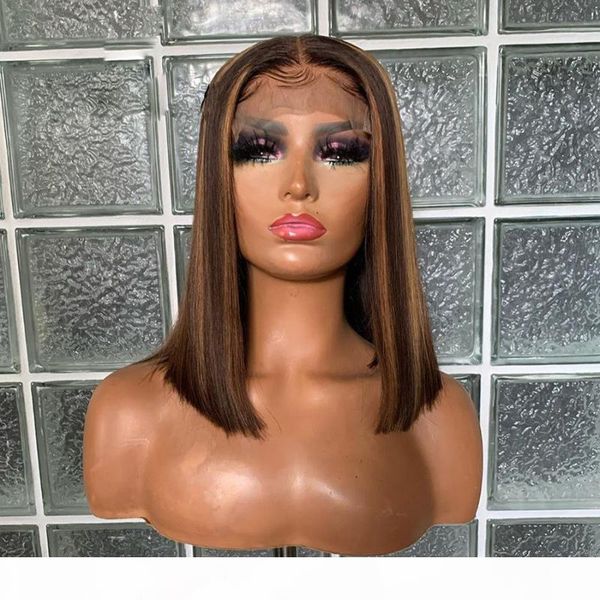 heighlight blonde short bob straight wigs 13x4 6 lace part wig natural hairline middle part wig for black women with baby hair, Black;brown
heighlight blonde short bob straight wigs 13x4 6 lace part wig natural hairline middle part wig for black women with baby hair, Black;brown