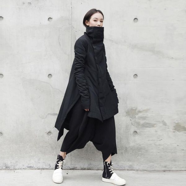 cakucool new dark black women mid long parka coon liner asymmetric slim winter coats stand collar slit outerwear parkas female1
cakucool new dark black women mid long parka coon liner asymmetric slim winter coats stand collar slit outerwear parkas female1