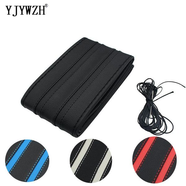 braid on steering wheel car steering wheel cover with needles and thread artificial leather diameter 38cm interior accessories
braid on steering wheel car steering wheel cover with needles and thread artificial leather diameter 38cm interior accessories