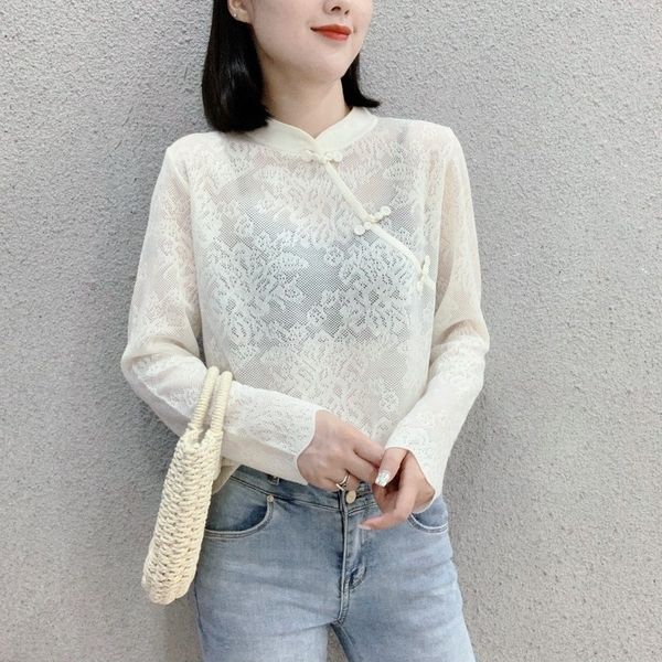 thxrp dabdl chinese style heavy long improved 2020 autumn new industry sleeve knitted jacket cheongsam lace cheongsam shirt lace artistic, White;black
thxrp dabdl chinese style heavy long improved 2020 autumn new industry sleeve knitted jacket cheongsam lace cheongsam shirt lace artistic, White;black