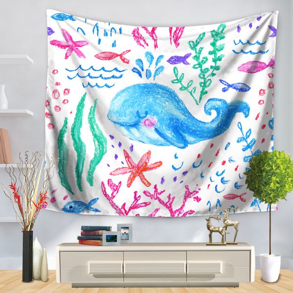 tapestries cartoon dolphin geometric splicing beach tapestry polyester wall carpet living room throw yoga mat towel beach shawl 150*130cm
tapestries cartoon dolphin geometric splicing beach tapestry polyester wall carpet living room throw yoga mat towel beach shawl 150*130cm
