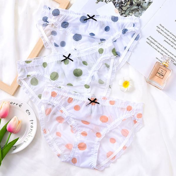 summer new briefs solid lace cute bow dots thin breathable girl underwear transparent woman panties, Black;white
summer new briefs solid lace cute bow dots thin breathable girl underwear transparent woman panties, Black;white