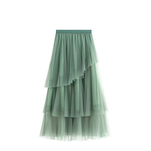 skirts 2021autumn korean elastic tight waist slimming fashion irregular mesh skirt high a-line women long, Black
skirts 2021autumn korean elastic tight waist slimming fashion irregular mesh skirt high a-line women long, Black
