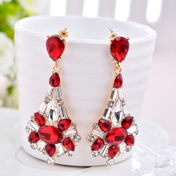 lubov new arrival statement big crystal drop earrings for women girl party earring factory price earring wholesale jewelry 2021, Silver
lubov new arrival statement big crystal drop earrings for women girl party earring factory price earring wholesale jewelry 2021, Silver