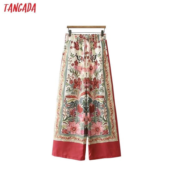 tangada summer woman floral print red wide leg pants bow tie pocket retro female streetwear casual trousers mujer xd290 y200418, Black;white
tangada summer woman floral print red wide leg pants bow tie pocket retro female streetwear casual trousers mujer xd290 y200418, Black;white