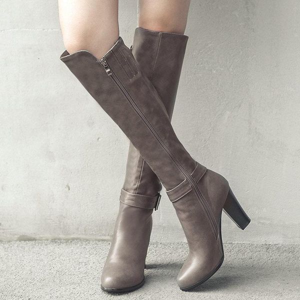 2020 fashion high heels women knee high boots pu leather office ladies dress shoes spring autumn boots woman, Black
2020 fashion high heels women knee high boots pu leather office ladies dress shoes spring autumn boots woman, Black