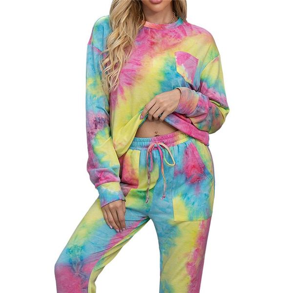 autumn tie dye tracksuit women two piece set long sleeve o-neck pullover pants sweat suits female casual lounge wear outfits, Gray
autumn tie dye tracksuit women two piece set long sleeve o-neck pullover pants sweat suits female casual lounge wear outfits, Gray