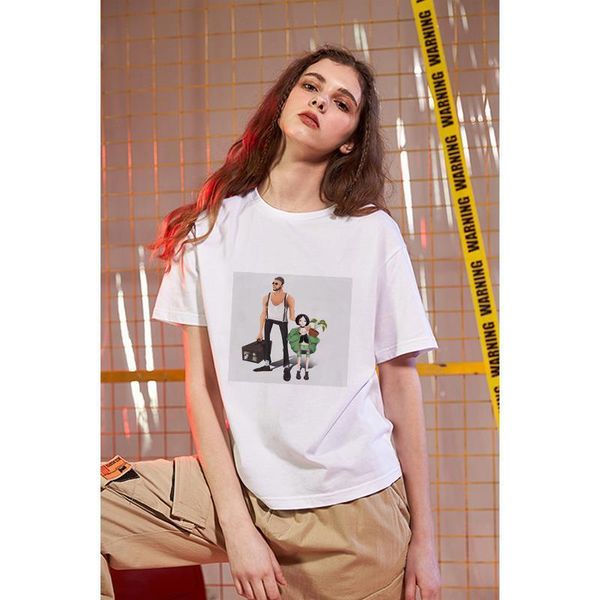 summer dress women's t-shirt harajuku cold-printing casual fashion is killer mona casual cool tee, White
summer dress women's t-shirt harajuku cold-printing casual fashion is killer mona casual cool tee, White