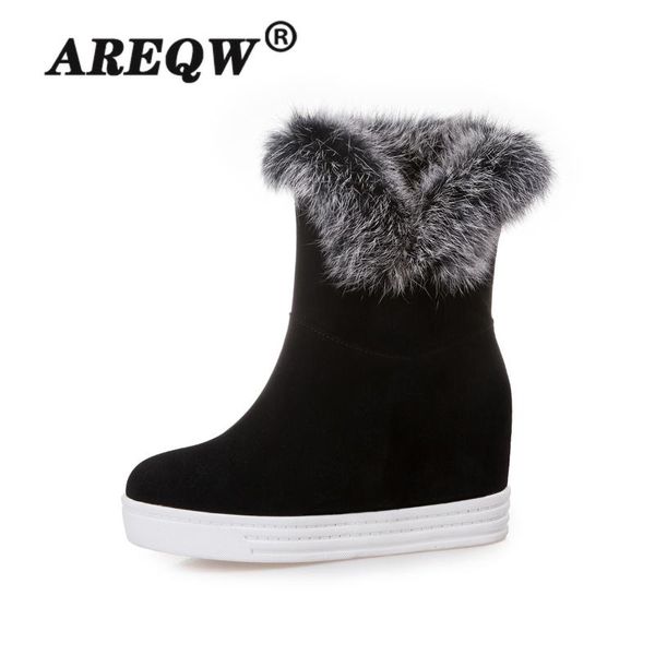 fur wedge ankle boots women shoes hidden heel boots winter warm shoes women chunky platform black botas mujer
fur wedge ankle boots women shoes hidden heel boots winter warm shoes women chunky platform black botas mujer