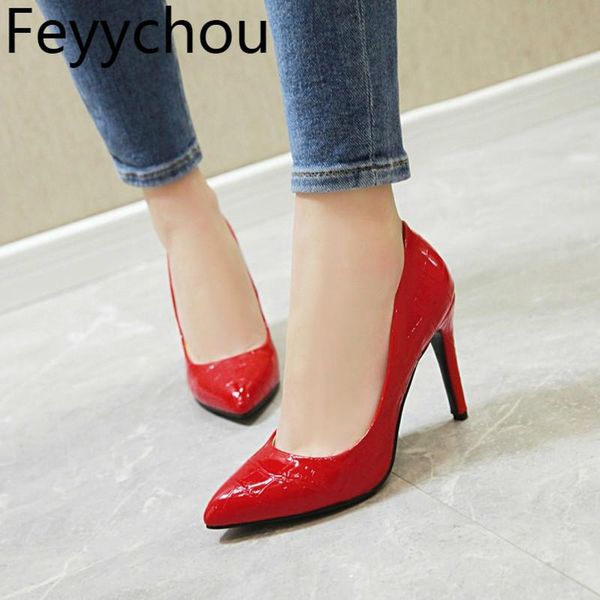 women's pumps pointed toe slip on super high heel thin heel patent leather 2021 new fashion casual party black size 34-43
women's pumps pointed toe slip on super high heel thin heel patent leather 2021 new fashion casual party black size 34-43