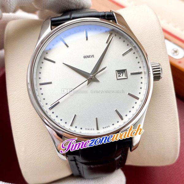 40mm date calatrava 5227g-001 5227 asian 2813 automatic mens watch white dial steel case stick markers leather strap gents watches timezonew, Slivery;brown
40mm date calatrava 5227g-001 5227 asian 2813 automatic mens watch white dial steel case stick markers leather strap gents watches timezonew, Slivery;brown