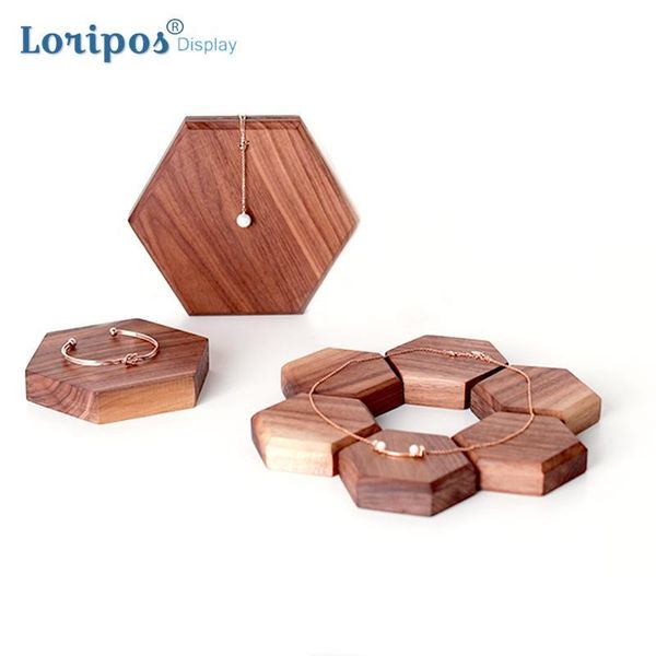 black walnut solid wood ring rack geometric hexagonal ornaments display props ring necklace rack earrings bracelet tray wooden
black walnut solid wood ring rack geometric hexagonal ornaments display props ring necklace rack earrings bracelet tray wooden