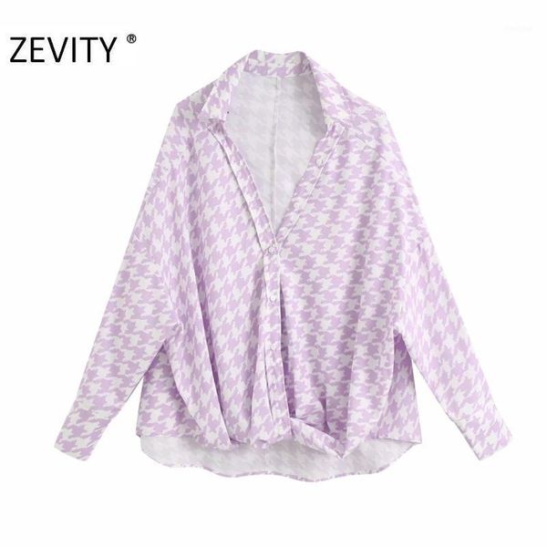 zevity women vintage houndstooth plaid print casual loose smock blouse ladies hem knotted feminina shirt chic kimono ls70641, White
zevity women vintage houndstooth plaid print casual loose smock blouse ladies hem knotted feminina shirt chic kimono ls70641, White