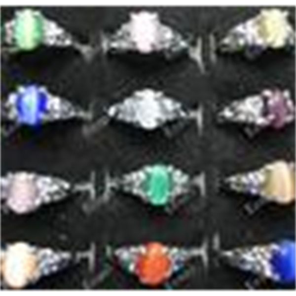 factory1namfashion multicolored opals silver plated rings for women wholesale jewelry bulk packs lots lr008, Golden;silver
factory1namfashion multicolored opals silver plated rings for women wholesale jewelry bulk packs lots lr008, Golden;silver