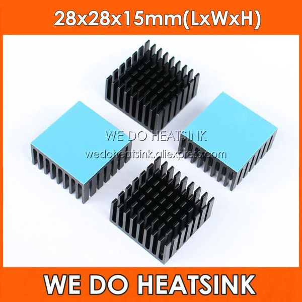 wholesale 28x28x15mm silver / black slotted anodized aluminum heatsink cpu ic radiator with thermal ahesive tape applied
wholesale 28x28x15mm silver / black slotted anodized aluminum heatsink cpu ic radiator with thermal ahesive tape applied