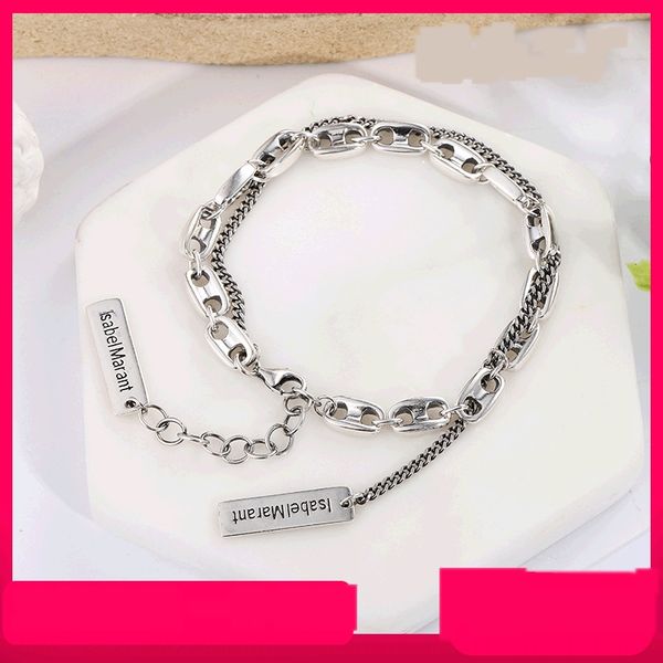 new s925 sterling silver pig nose for female korean east gate design fashionable thai silver hand jewelry bracelet bracelet osexj, Golden;silver
new s925 sterling silver pig nose for female korean east gate design fashionable thai silver hand jewelry bracelet bracelet osexj, Golden;silver