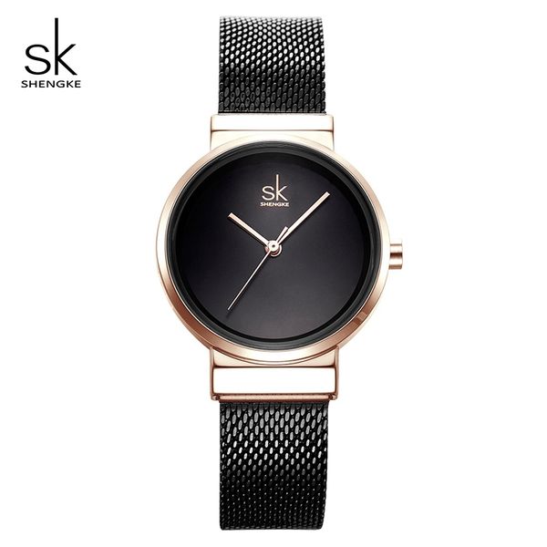 shengke stainless steel watches women black fashion bracelet watches 2019 brand luxury ladies quartz watch relogio feminino t200420, Slivery;brown
shengke stainless steel watches women black fashion bracelet watches 2019 brand luxury ladies quartz watch relogio feminino t200420, Slivery;brown