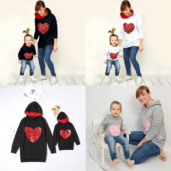 parent-child sequined hoodies kids adults hooded sweater heart sequins pullover sweater mom baby hoodie women sweatshirts g11808, Black
parent-child sequined hoodies kids adults hooded sweater heart sequins pullover sweater mom baby hoodie women sweatshirts g11808, Black
