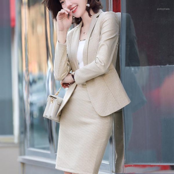 two piece dress women fashion office clothes 2021 spring autumn skirt suits egelant ladies formal wear host set uniform1, White
two piece dress women fashion office clothes 2021 spring autumn skirt suits egelant ladies formal wear host set uniform1, White