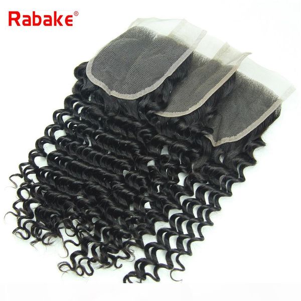 lace closure 4x4 rabake wholesale virgin hair extensions deep wave closure part middle part bleached knots swiss lace, Black
lace closure 4x4 rabake wholesale virgin hair extensions deep wave closure part middle part bleached knots swiss lace, Black